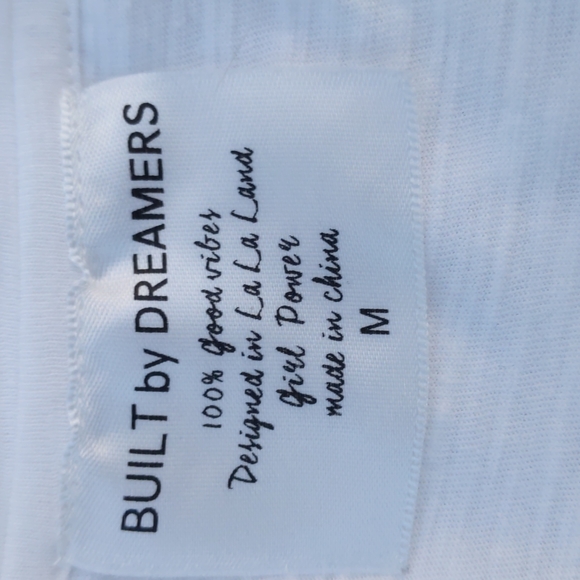 Built by Dreamers White Cotton TShirt with Shades - Picture 8 of 9